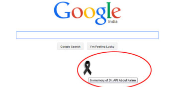 Google Pays Tribute to Dr. APJ Abdul Kalam With ‘Black Ribbon’