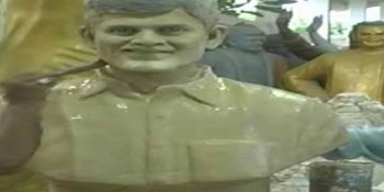 Temples for Politicians: Temples of AP CM Chandrababu all over Amaravati