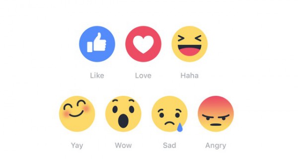 Facebook Reactions Unveiled by Mark Zuckerberg