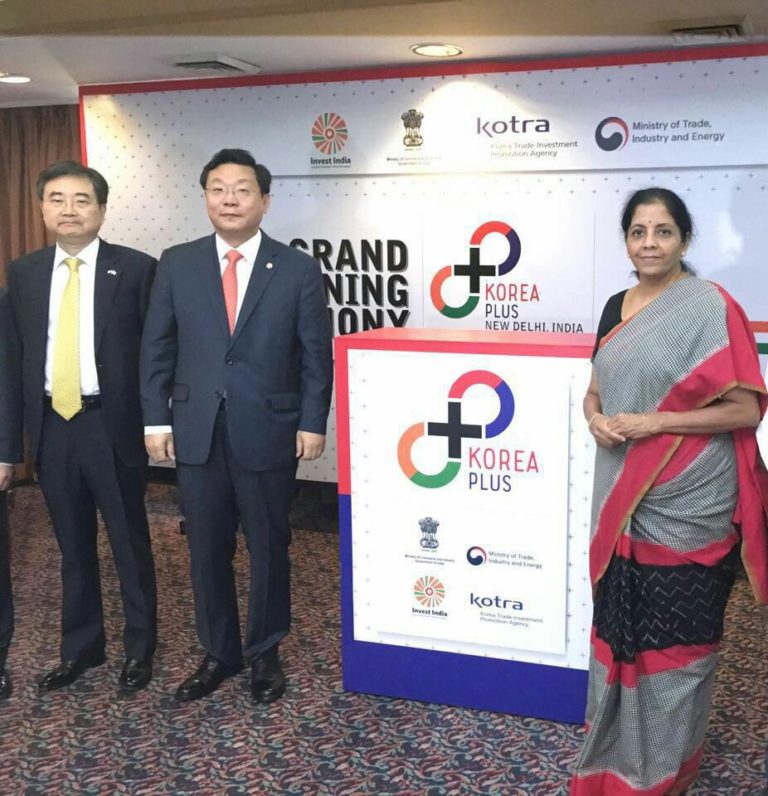 “Korea Plus” Launched To Promote & Facilitate Korean Investments In India