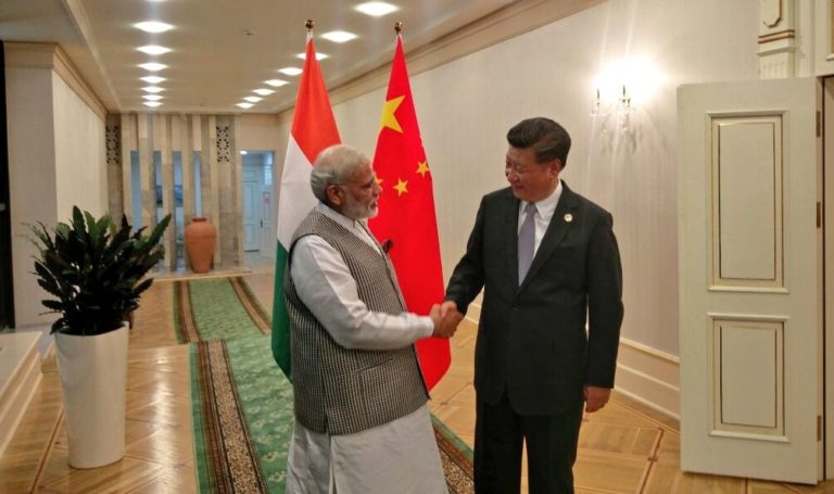 PM Of India Meets President Of China On The Sidelines Of The SCO Summit