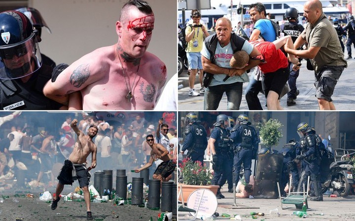 “Euro 2016”: England & Russia Supporters Fight; At Least 19 Wounded
