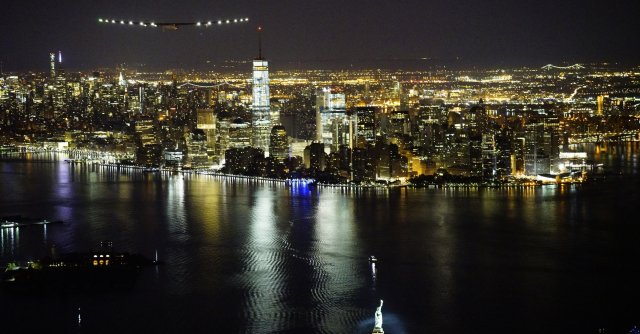 Solar-powered Airplane Lands In New York