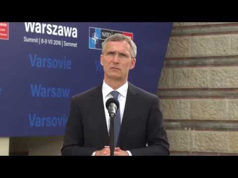 NATO Secretary General – Doorstep statement at NATO Summit in Warsaw, 08 JUL 2016