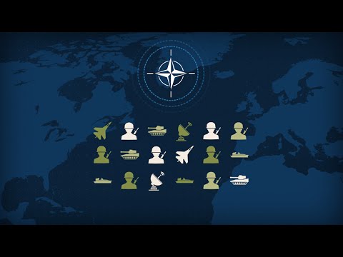 How does NATO work? 28 member stronger together (Animation 3/3)