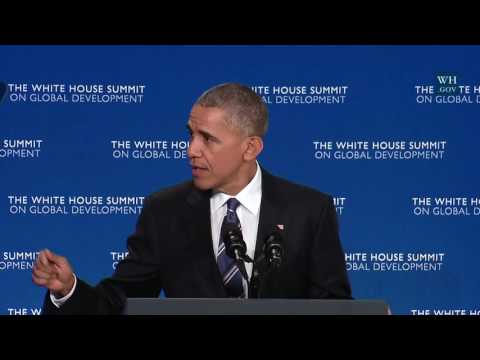 President Obama Delivers Remarks at White House  Development Day