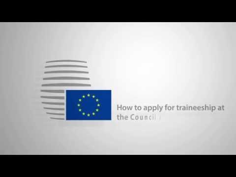 Traineeship application tutorial video