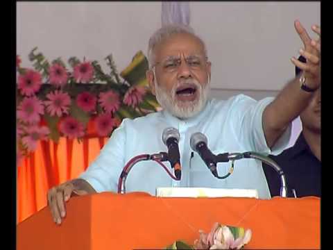 PM Modi addresses public rally in Gorakhpur, Uttar Pradesh