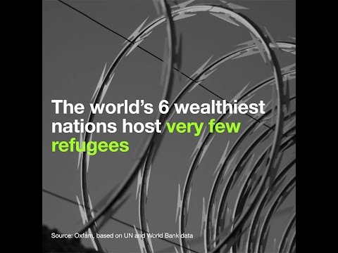 The world’s 6 wealthiest countries host just 9% of refugees