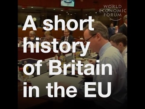 A short history of Britain in the EU