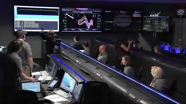 Success! Engine burn complete. After a five-year journey, ou…