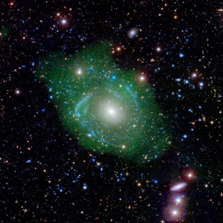 ‘Frankenstein’ galaxy surprises astronomers. An enormous, bi…