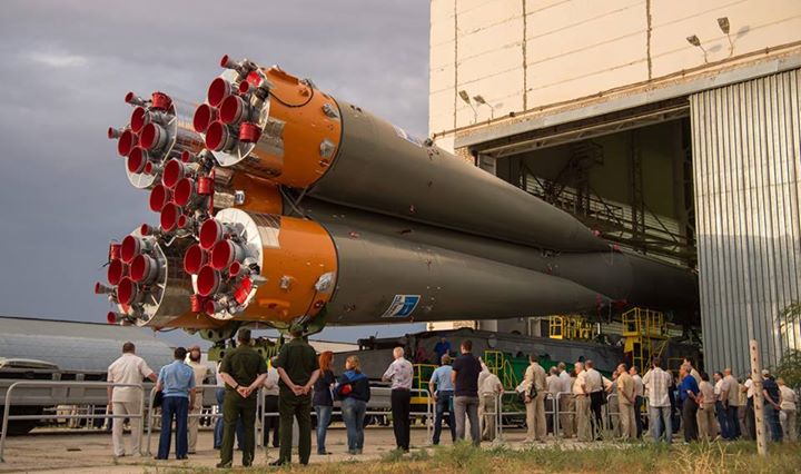 Thomas Pesquet reports from Baikonur only hours now before the launch of Soyuz M…