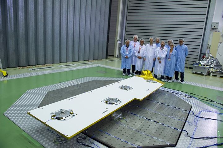 A radiator panel designed to ensure telecommunication satellites ‘keep their coo…
