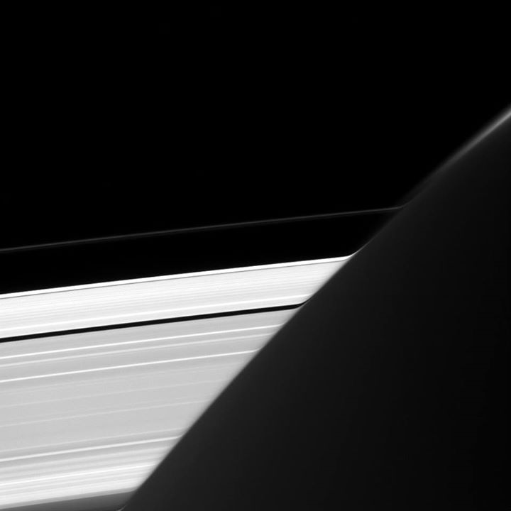 If you were in Saturn’s orbit looking toward its sunlit ring…