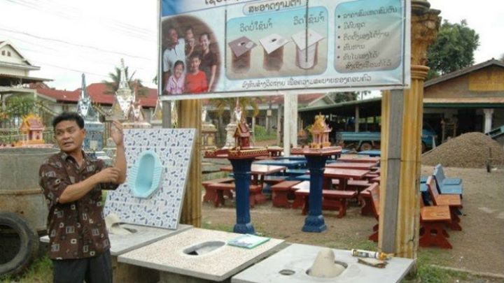 Lao PDR has one of the highest level of open defecation in E…