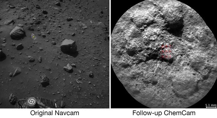 Pew Pew! Our Mars Curiosity rover is now selecting rock targ…