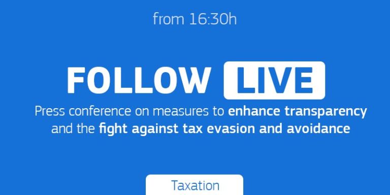 LIVE conference on tax transparency
and fight vs #taxevasion 16:30…