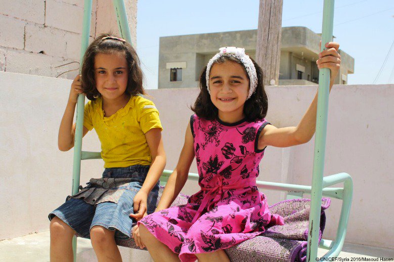 “I can’t wait to wear it for #Eid!” Fayan, 6 from Syria, is excited about the gi…