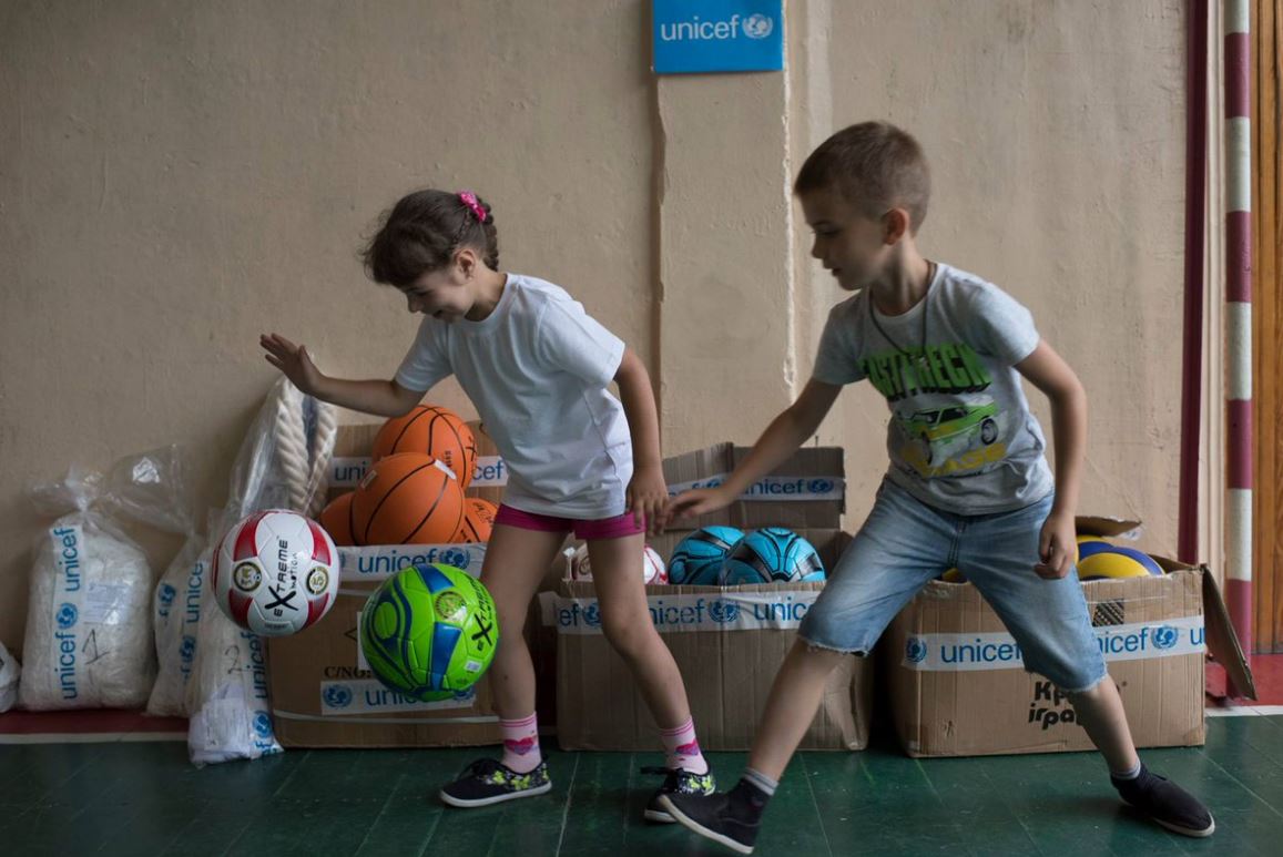 Sport for development is a key part of @UNICEF_UA’s project for #UkraineChildren…