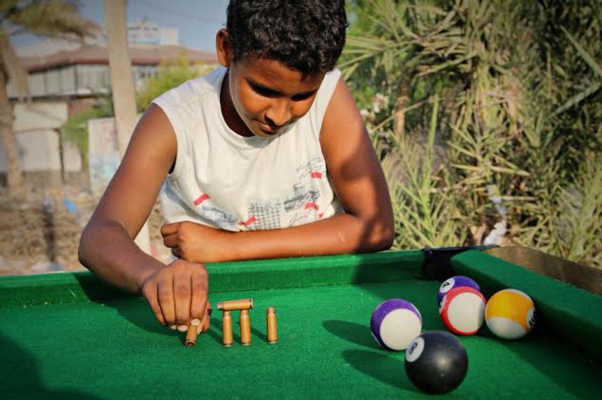 “I want to be happy, I want to be safe” Mahmoud, 13, from Aden, #Yemen playing w…