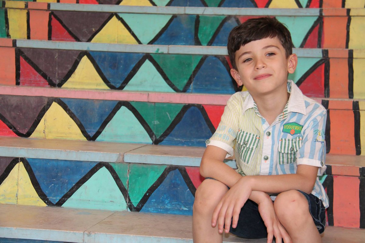 “I want to  be a doctor so I can treat people” Firaz, 6, from #Homs #Syria now l…