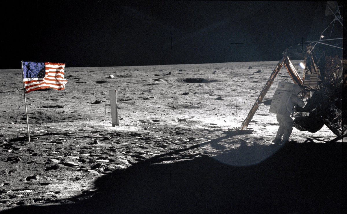 Today in 1969, Neil Armstrong becomes the first man to walk on the Moon:  …