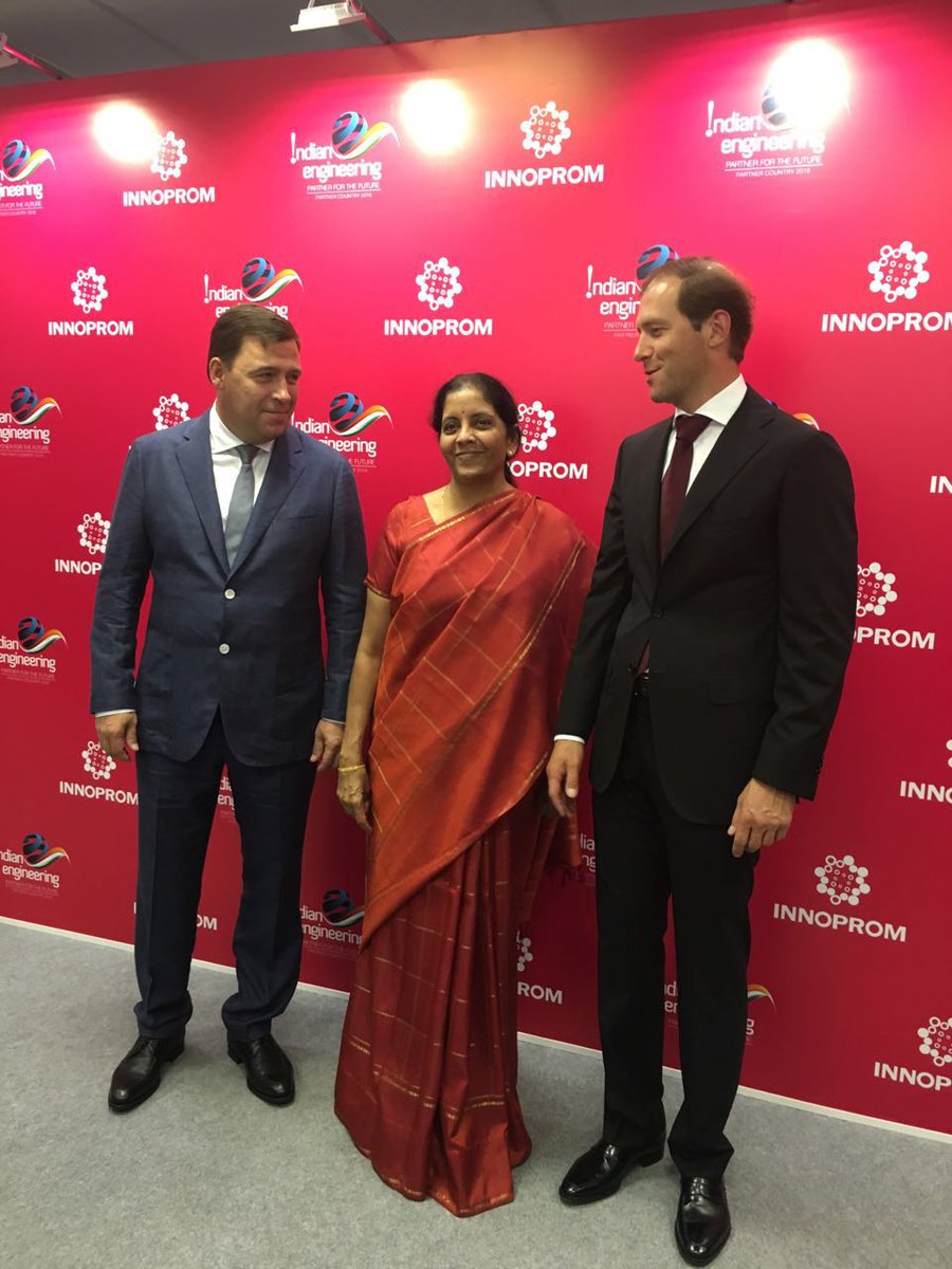 Indian companies showcase engineering prowess at INNOPROM #IndoRussi…