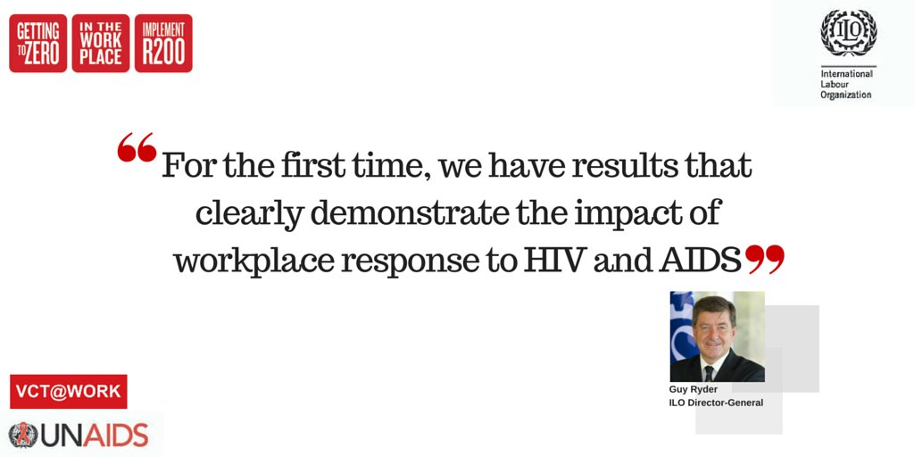 .@GuyRyder highlights results of HIV counselling & testing at work initiativ…