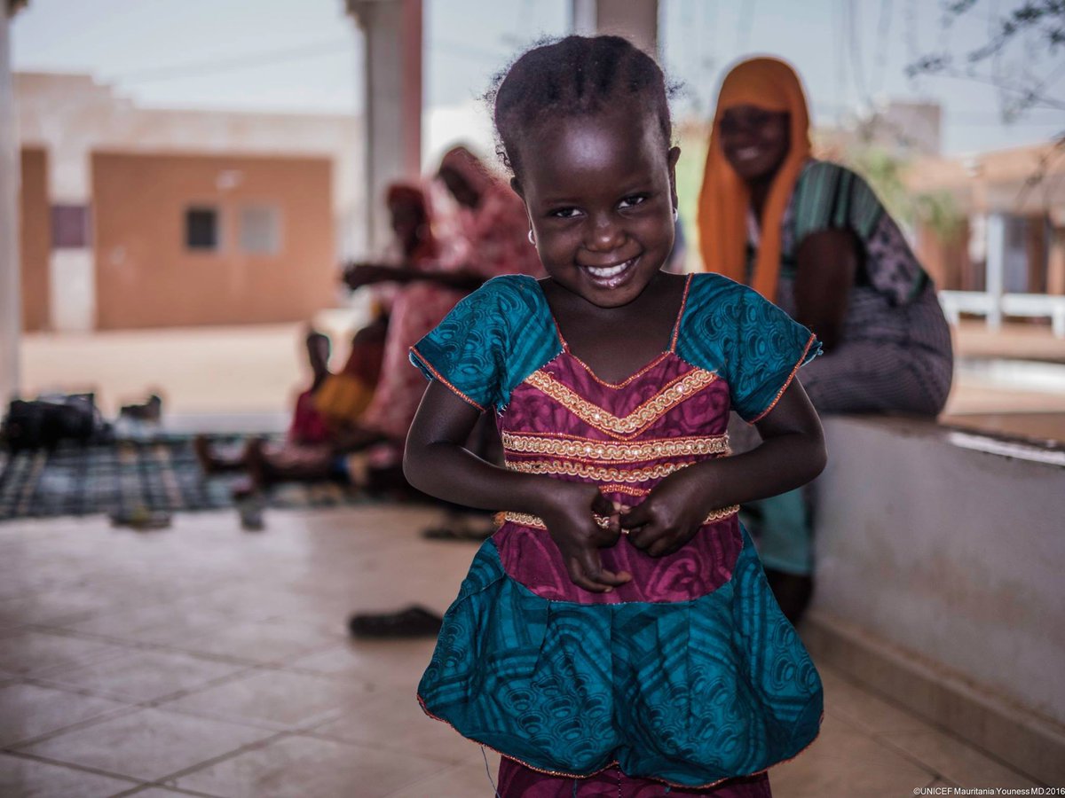Kumba, 3, is now happy & healthy after being treated for malnutrition in Mau…