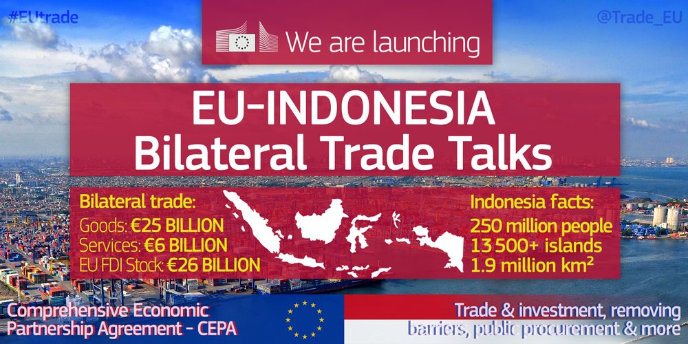 ???? We are launching bilateral trade talks with Indonesia! ? Hash…