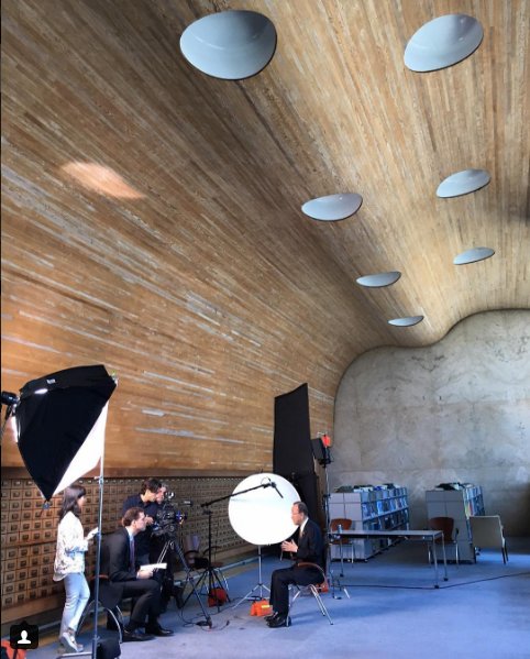Behind the scenes: #UNSG Ban Ki-moon films a #GlobalGoals documen…