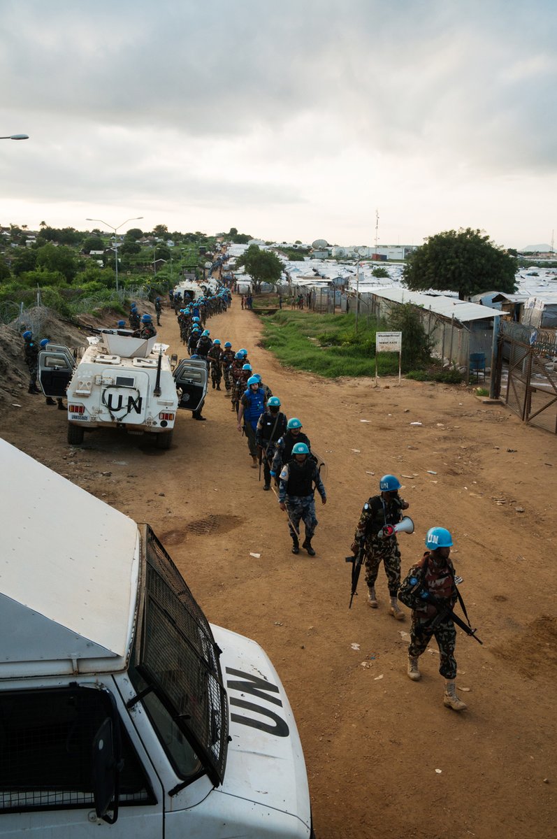 Peacekeepers are working around the clock to ensure protecti…
