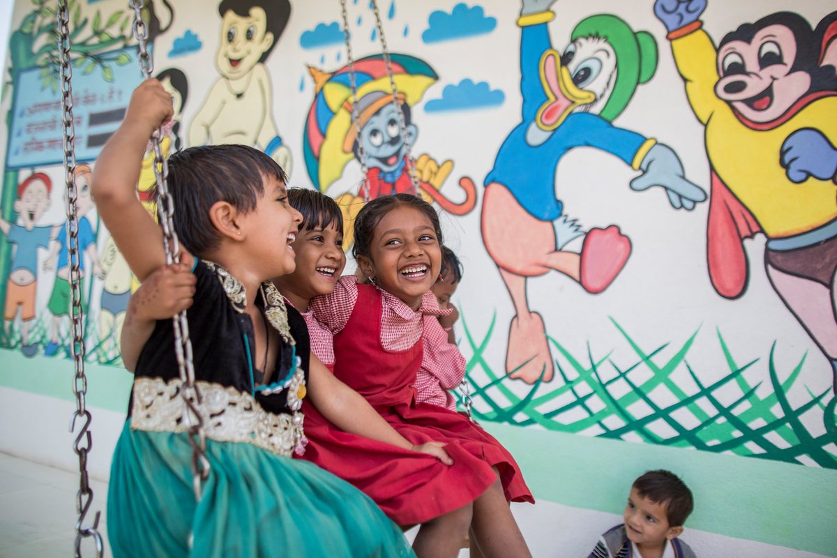 Children often have to collect water. Making water closer to home means more tim…