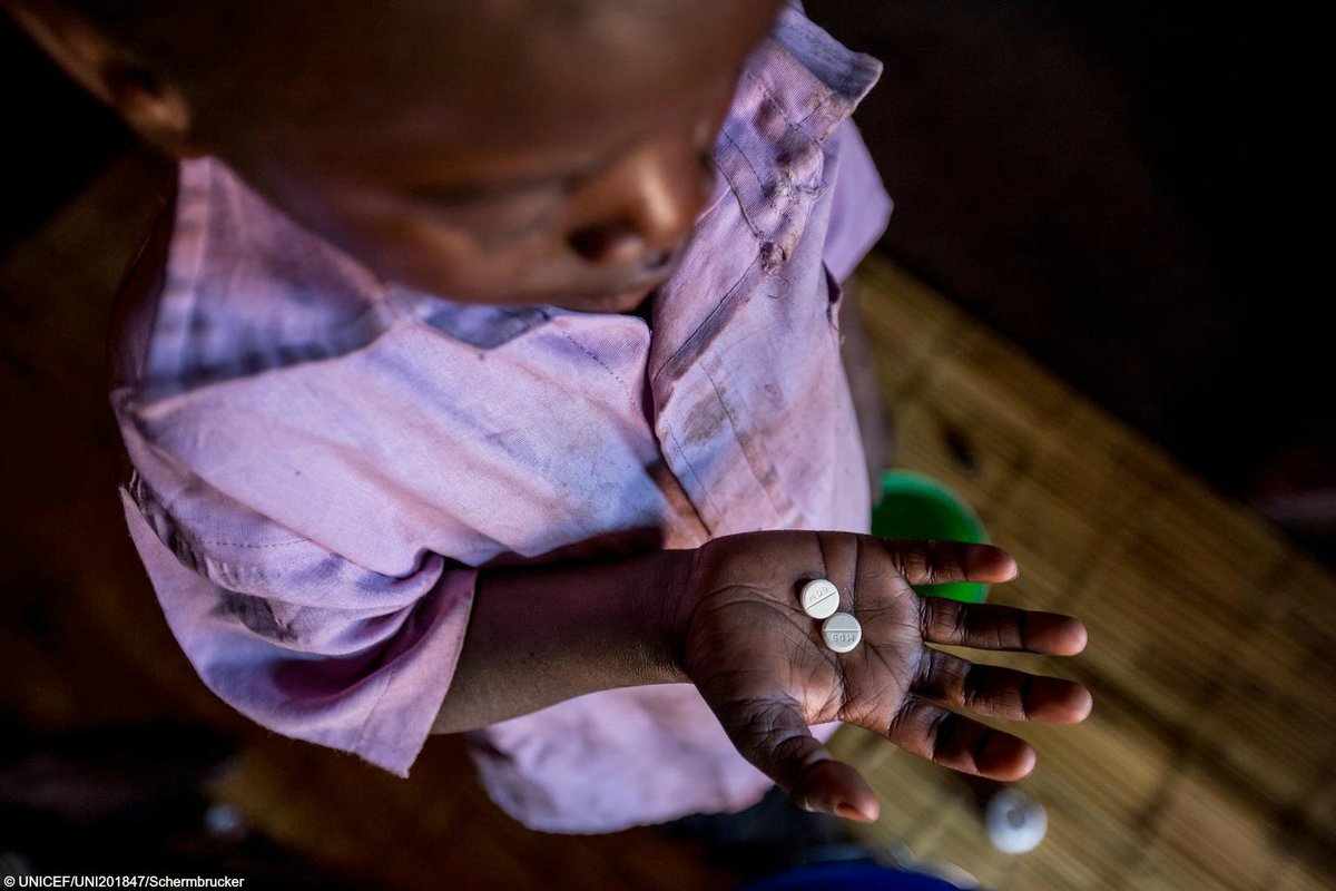 Only 1/2 of the 1.8m children living w/#HIV are getting the life-saving treatmen…
