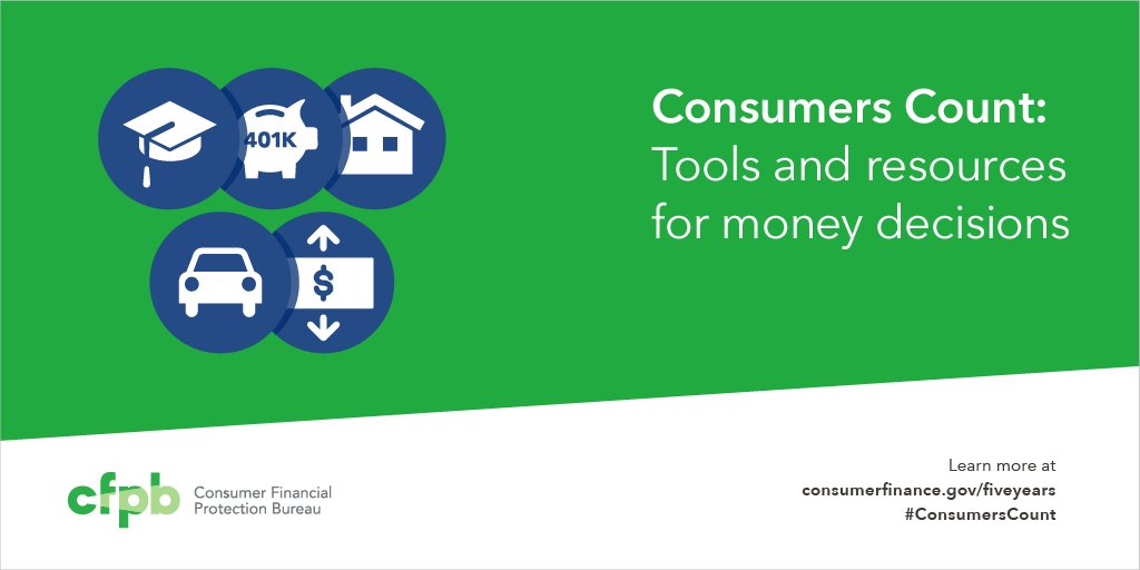 10 resources to help you in your financial life: 
#ConsumersCount …