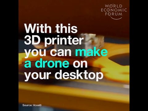 With this 3D printer you can make a drone on your desktop