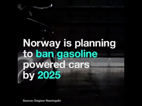 Norway is planning to ban gasoline powered cars by 2025