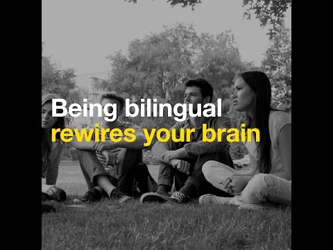 Being bilingual rewires your brain