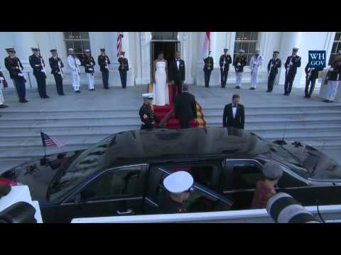 Welcome of Prime Minister Lee Hsien Loong and Mrs. Lee Hsien Loong