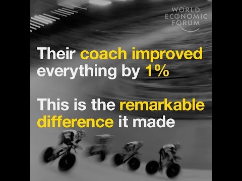 Their coach improved everything by 1%  This is the remarkable difference it made