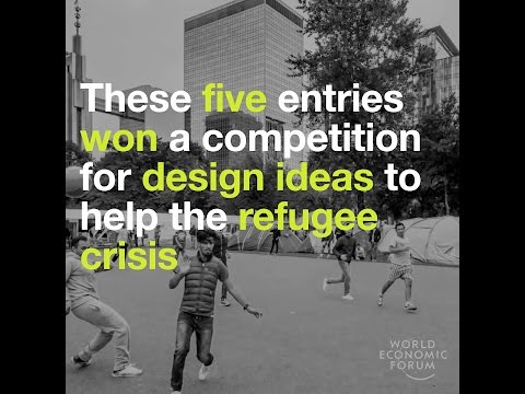 These five entries won a competition for design ideas to help the refugee crisis