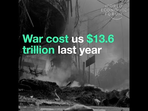 War cost us $13 6 trillion last year, So why do we spend so little on peace?