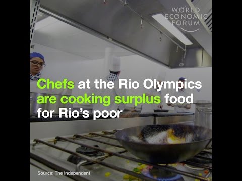 Chefs at the Rio Olympics are cooking surplus food for Rio’s poor