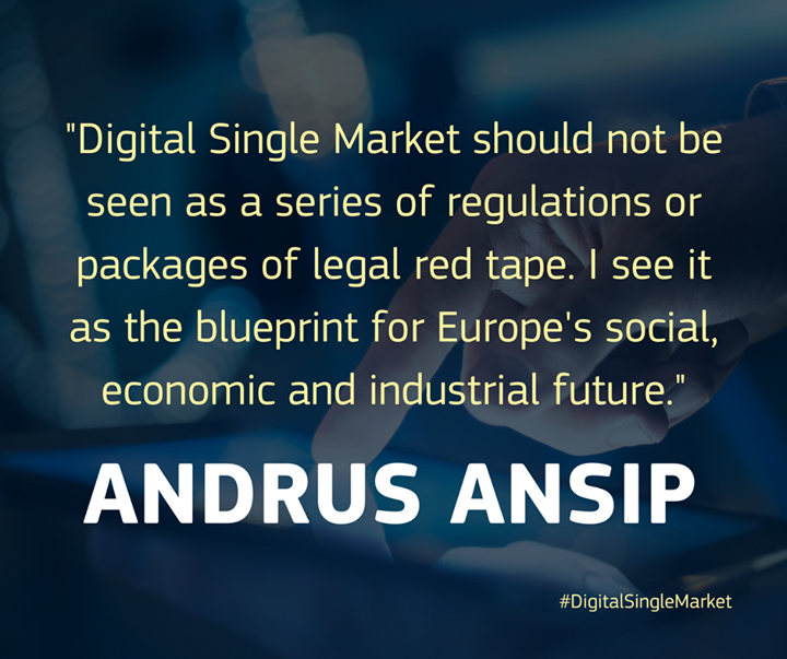 “I see  #DigitalSingleMarket as the blueprint for Europe’s s…