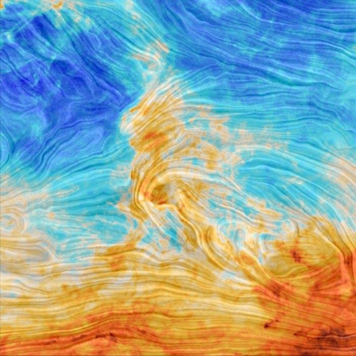 This image from ESA’s Planck satellite shows a celestial feature named the Polar…