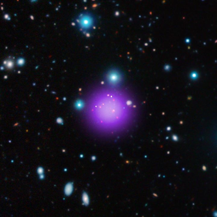 A new record for the most distant galaxy cluster has been se…
