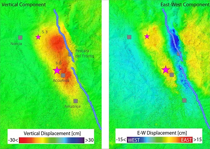 New insight into Italy’s earthquake: A team of scientists using Sentinel-1 radar…