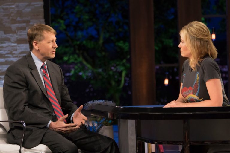 Dir. Cordray talks with @ChelseaHandler on Netflix’s @chelseashow, Episode 32, v…