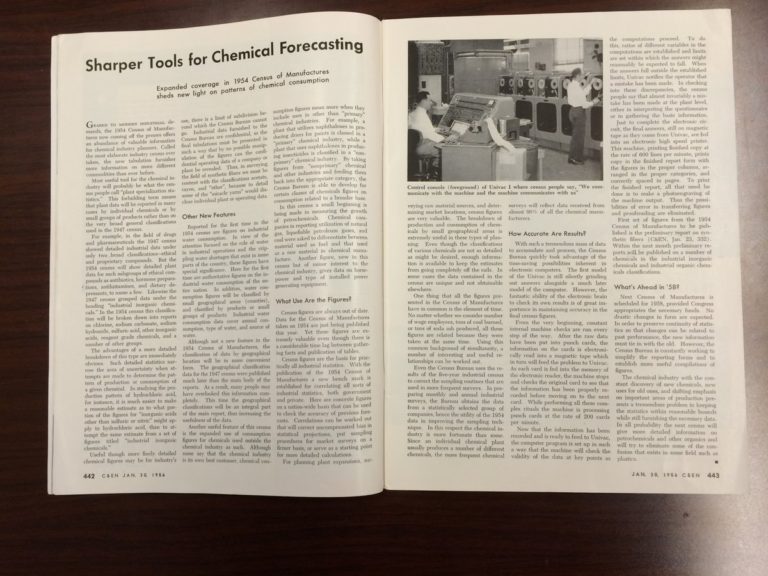 #ArtifactFriday A story on the 1954 Census of Manufactures, the 1st completely p…